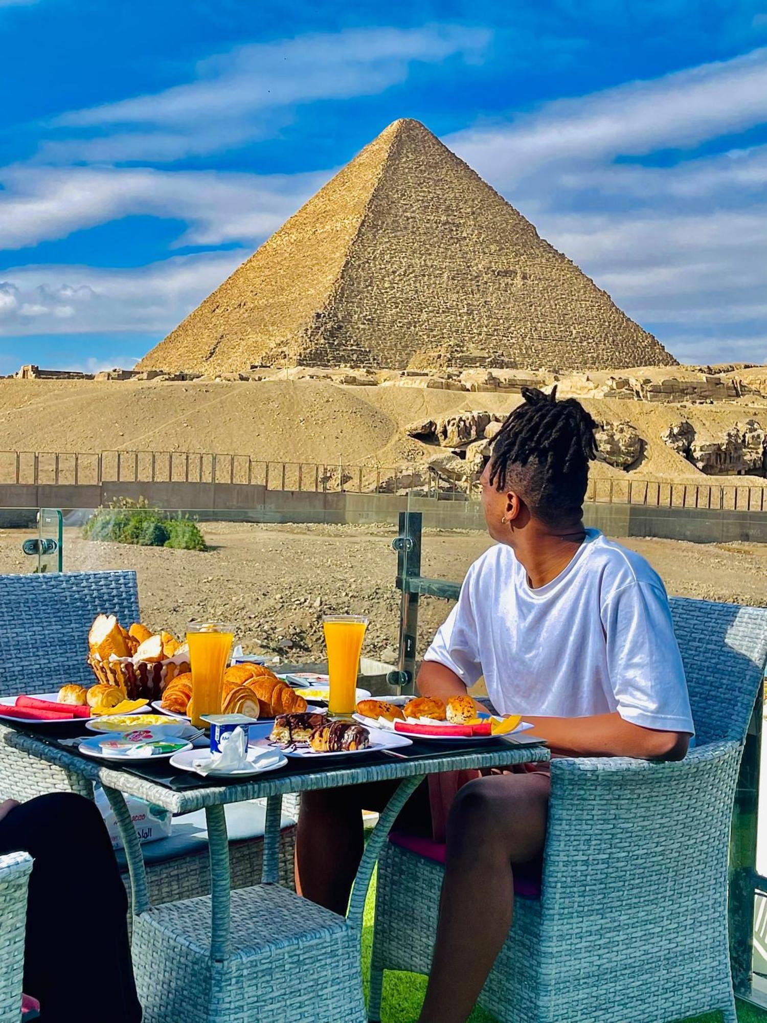 Hotel Blue Scarab Pyramids View Kair Zewnętrze zdjęcie